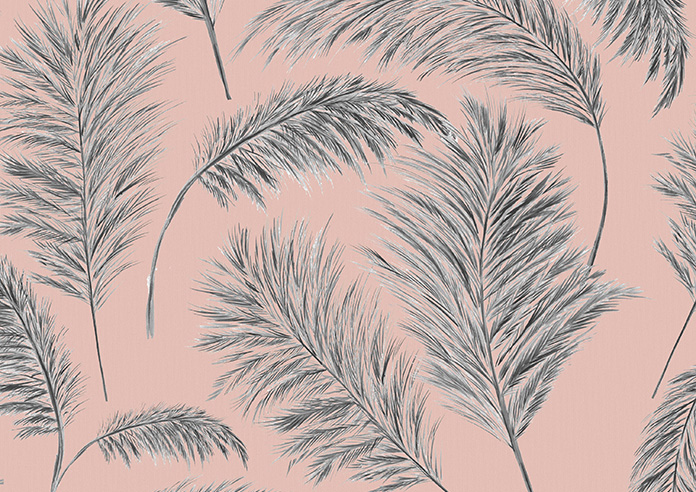 Pampas Grass, Sorbet - Roller Blind - Image 6